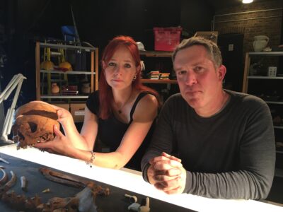 Alice Roberts and Richard Osgood