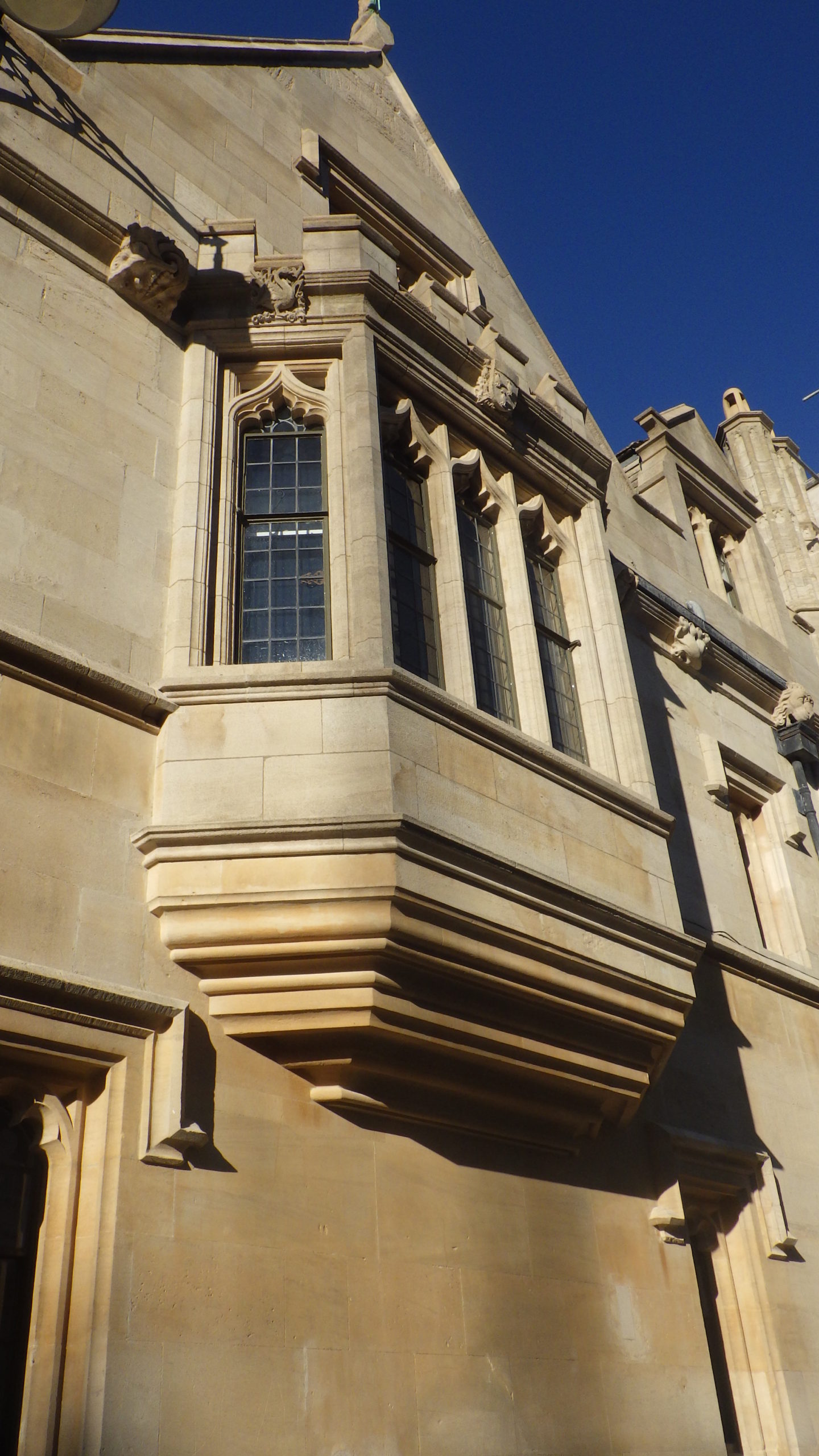 Repairing An Oxford College - Exterior Of Stone Building