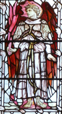 Stained Glass in Arts & Crafts Movement - a stained glass window in a church